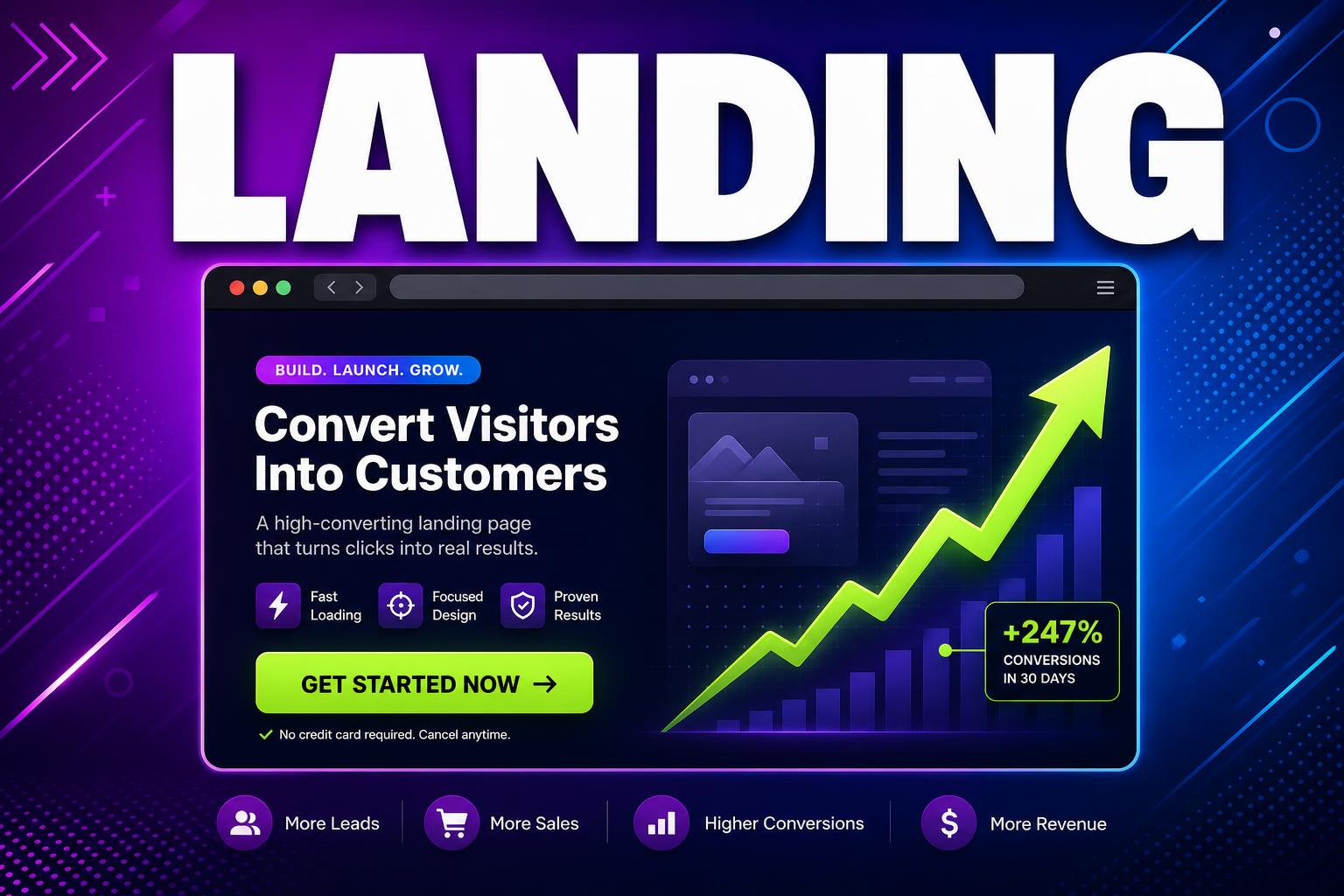Landing que vende